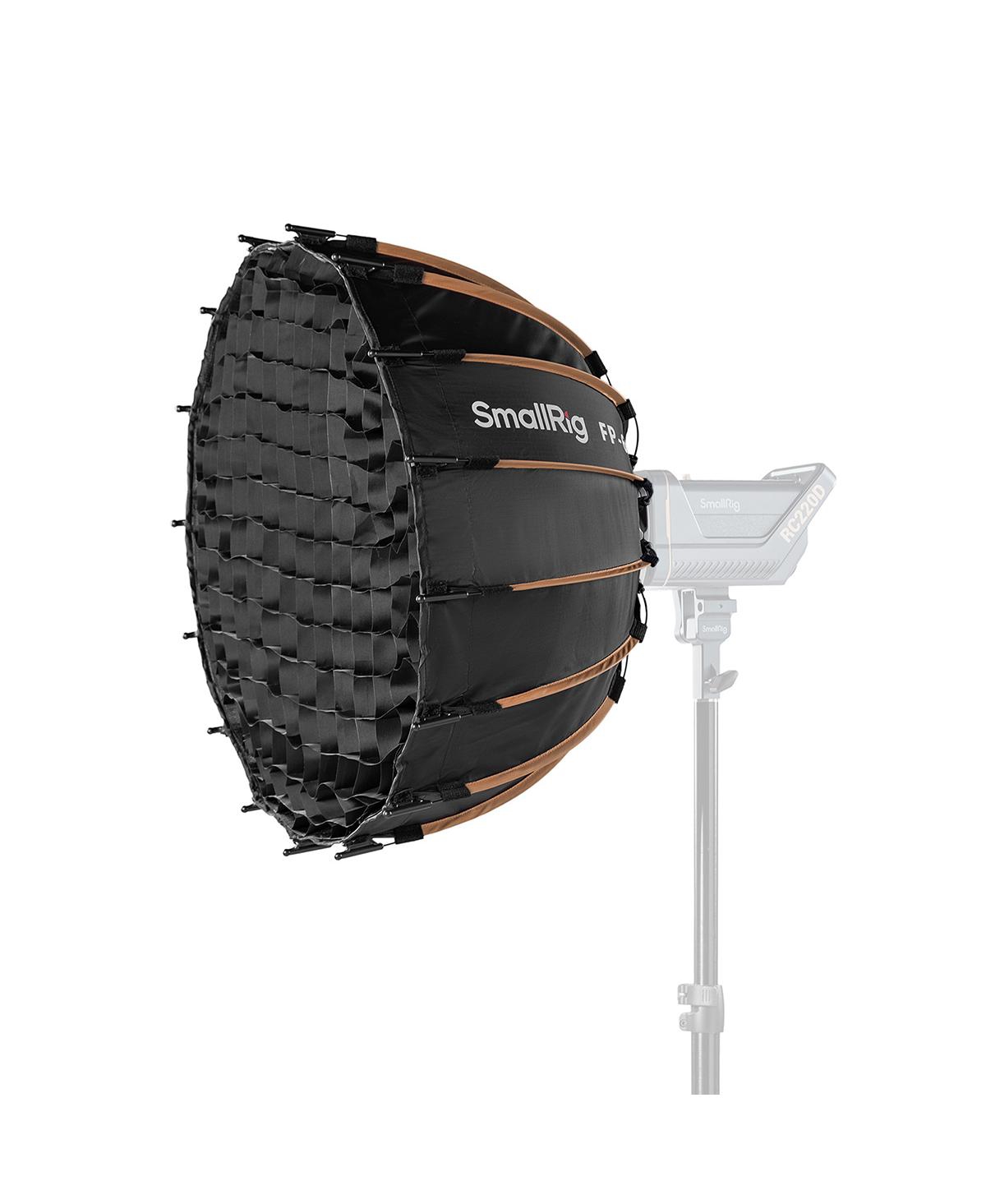 SmallRig Fp-60 23.6x15.7" Quick-Setup Folding Parabolic Softbox with Bowens Mount - Interior: silverouter: black
