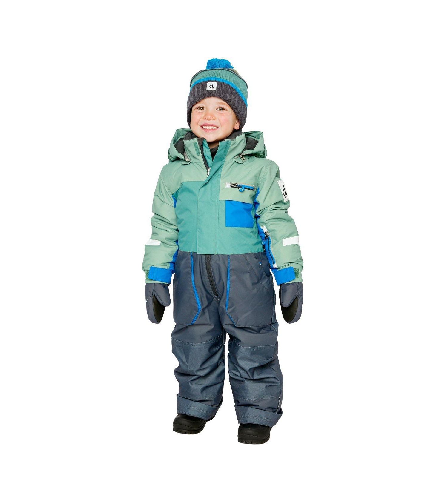 Little and Big Boy (6-14) One Piece Play Snowsuit Sage