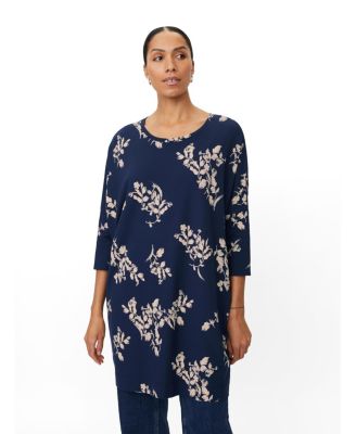 Women's MaGabini Floral 3/4-Sleeve Tunic Top