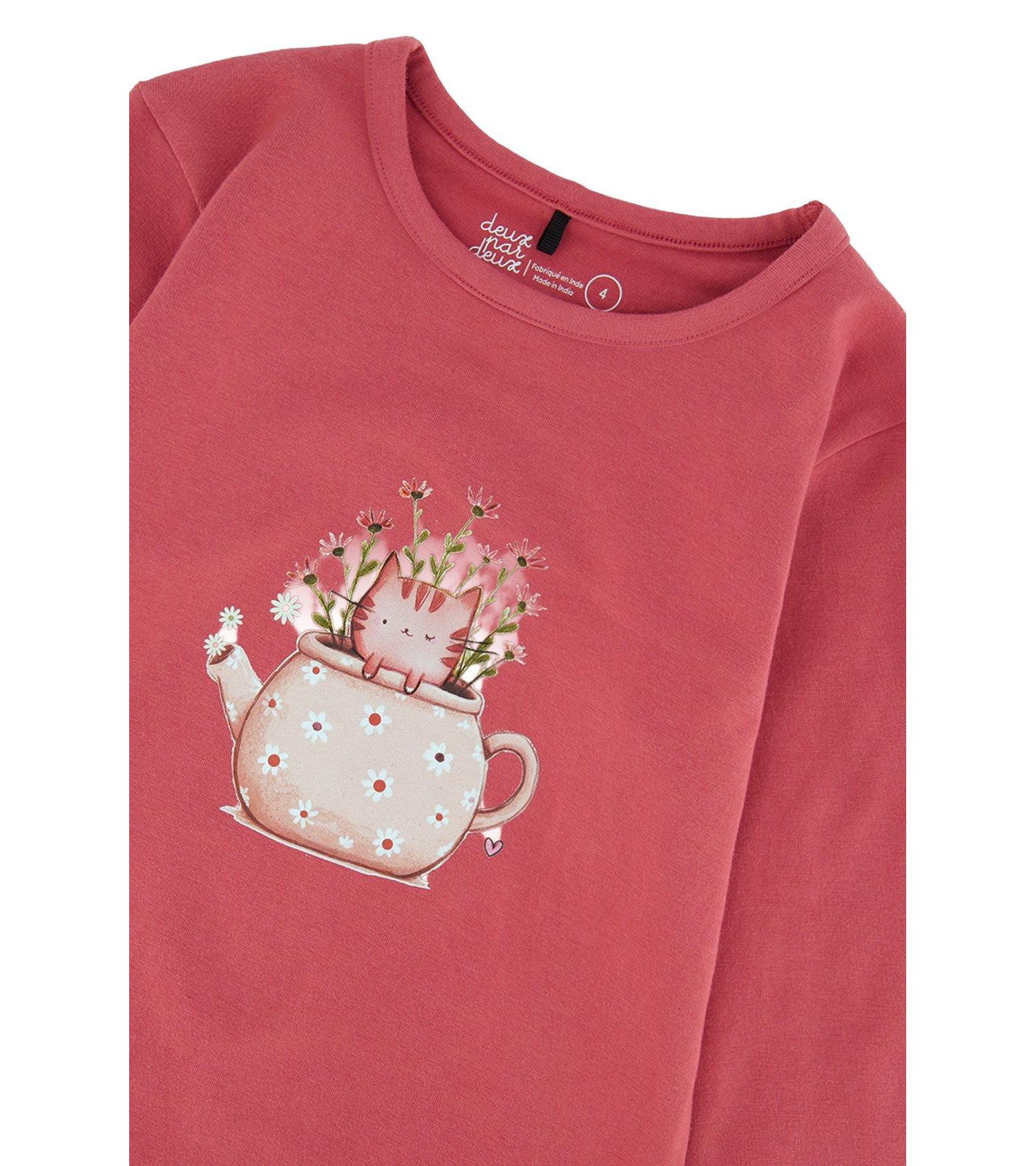 Little and Big Girl (6-12) Cotton Jersey T-Shirt
