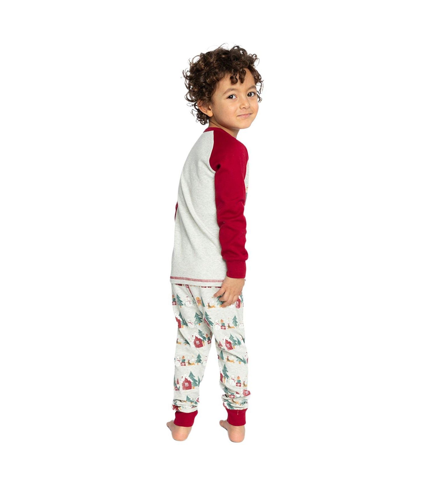 Little and Big Unisex (6-12) Cotton Two Piece Christmas Pajama Set
