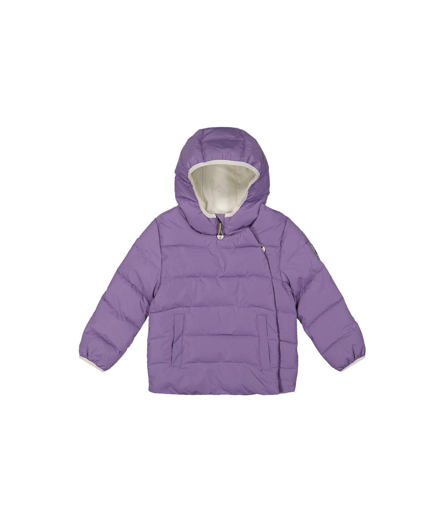 Куртка Deux par Deux Winter Jacket Adapted for Car Seats для девочек-малышей, цвет: Фиолетовый — фото 1