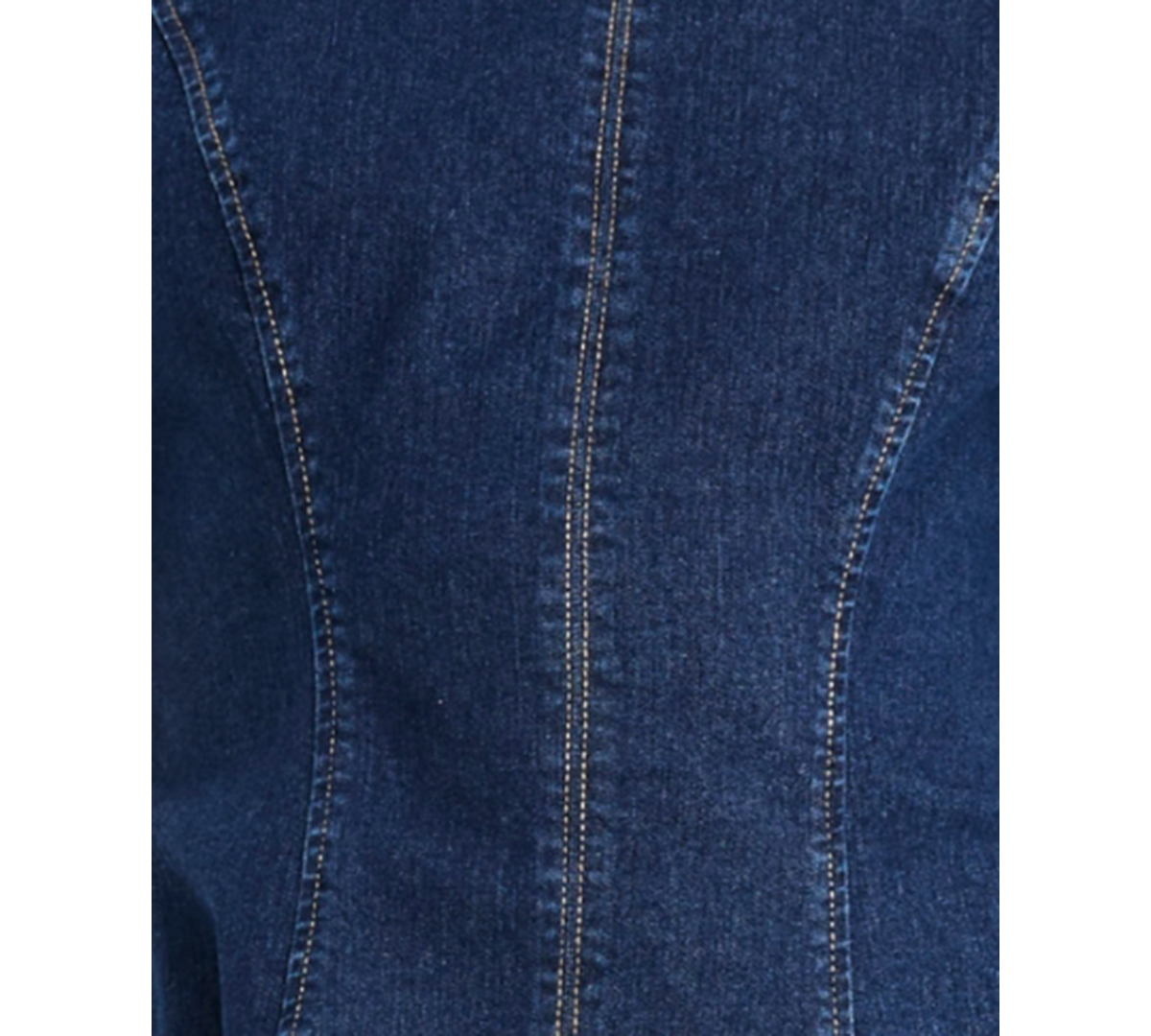 Maggy London Women's Denim Puff-sleeve Dress