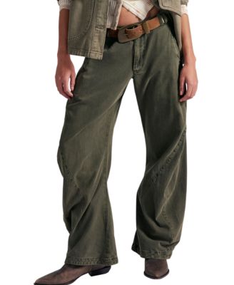Women's Spotlight Mid-Rise Barrel Chino Trousers