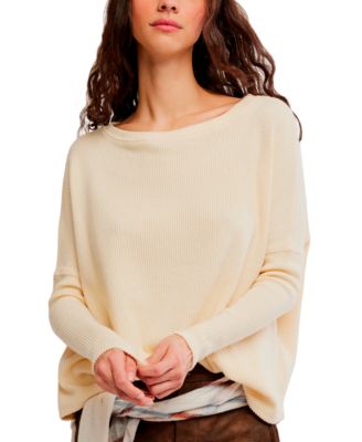 Women's Latte Blues Thermal Long-Sleeve Top