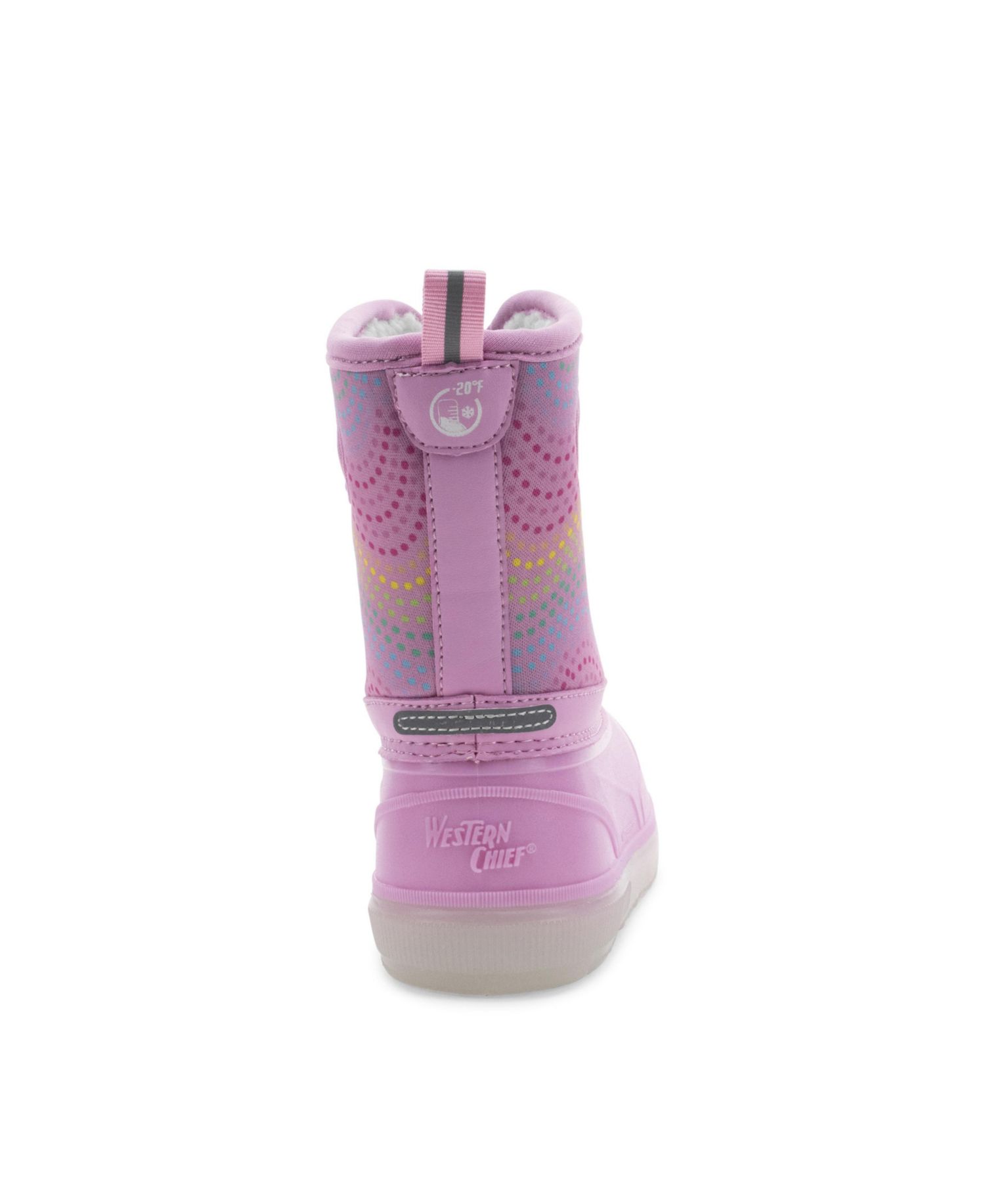 Kids ( 1 to 13 ) Travali Lighted Faux Fur Neoprene Cold Weather Boot