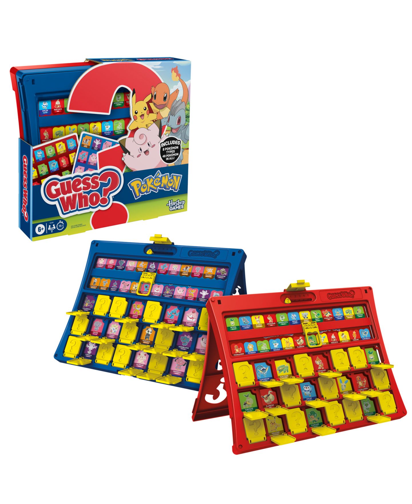 Детская настольная игра Hasbro Gaming Guess Who Pokémon Edition 2 Player Board Game — фото 3