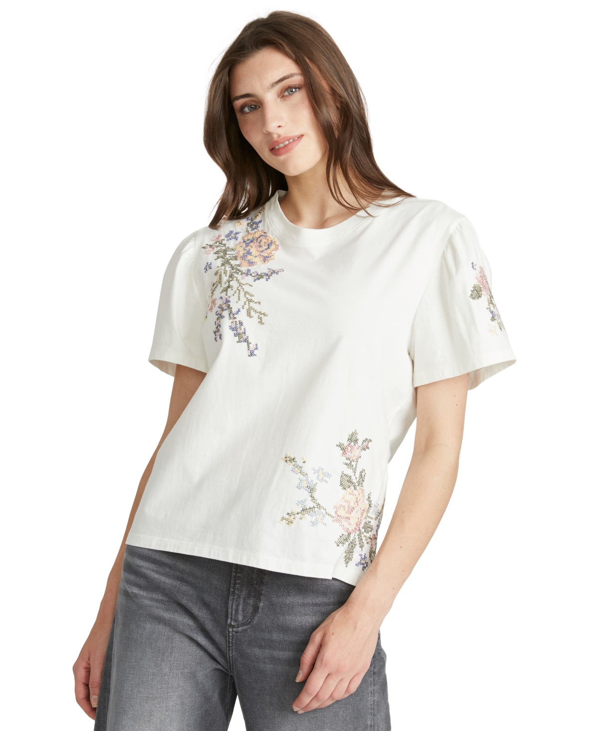 Driftwood Women's Short-Sleeve Crewneck Top