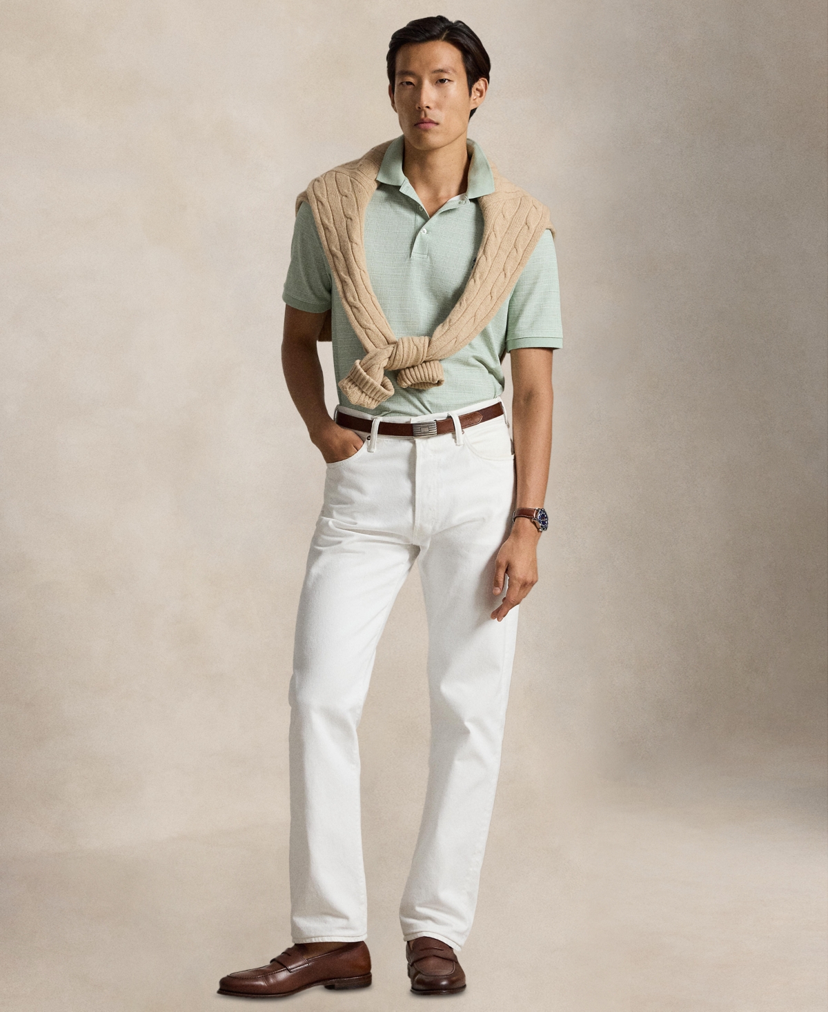 Polo Ralph Lauren Men's Classic-Fit Stretch Mesh Shirt