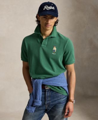 Men's Classic-Fit Polo Bear Mesh Polo Shirt