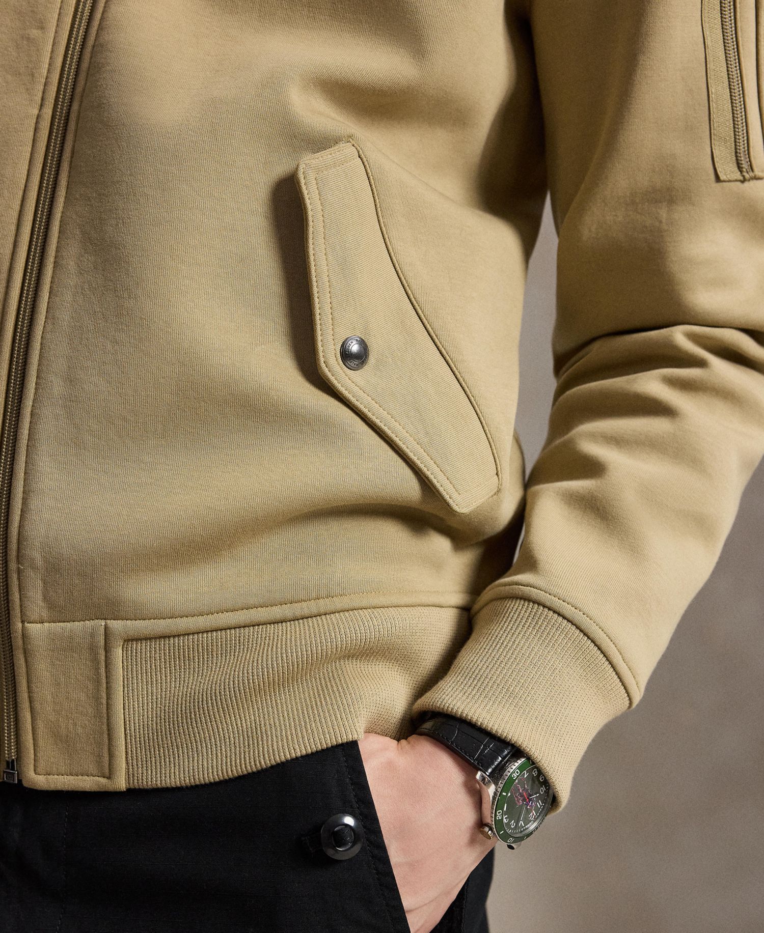 Men's Double-Knit Flight Bomber Jacket
