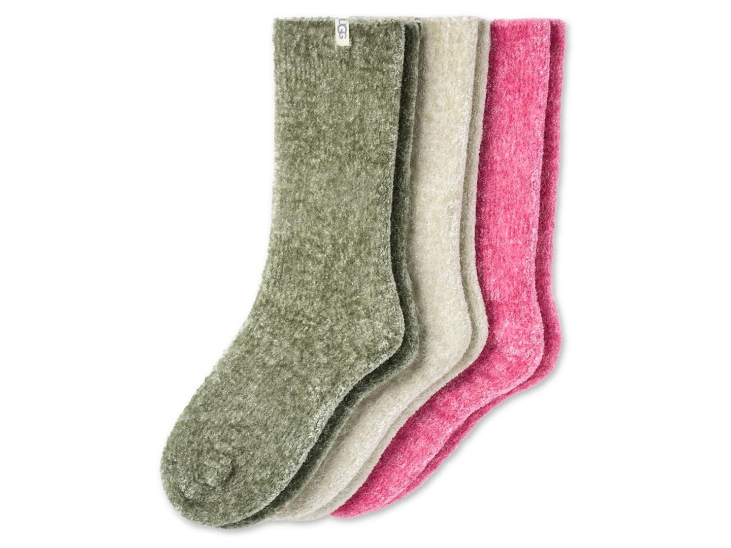Носки UGG Sparkle, средней высоты, 3 шт. — UGG®, цвет: Кремовый — фото 1