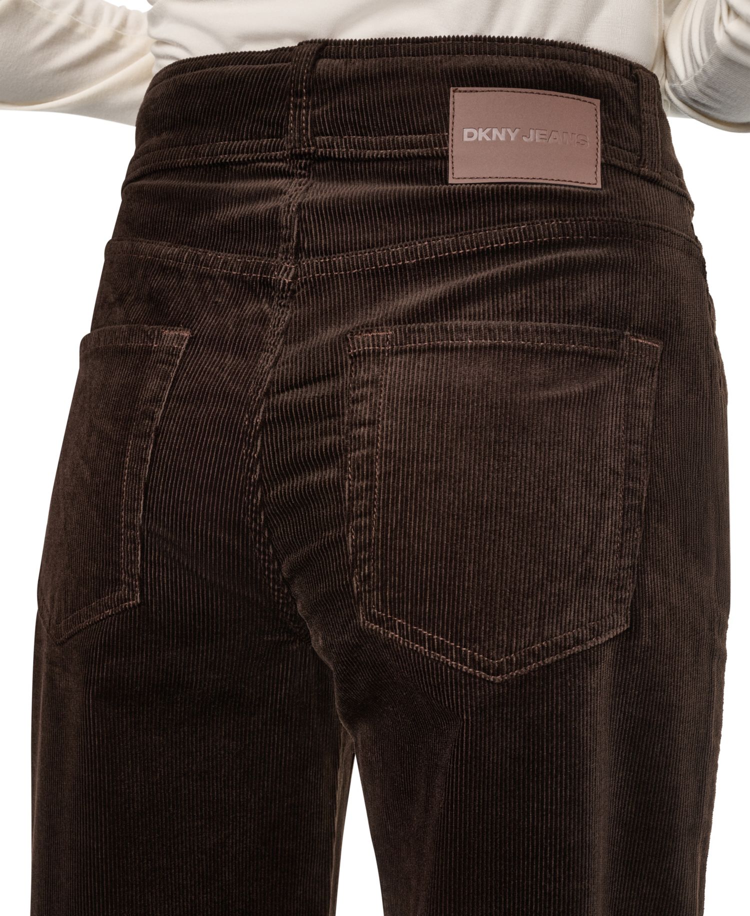 Petite High Rise Corduroy Wide-Leg Pants