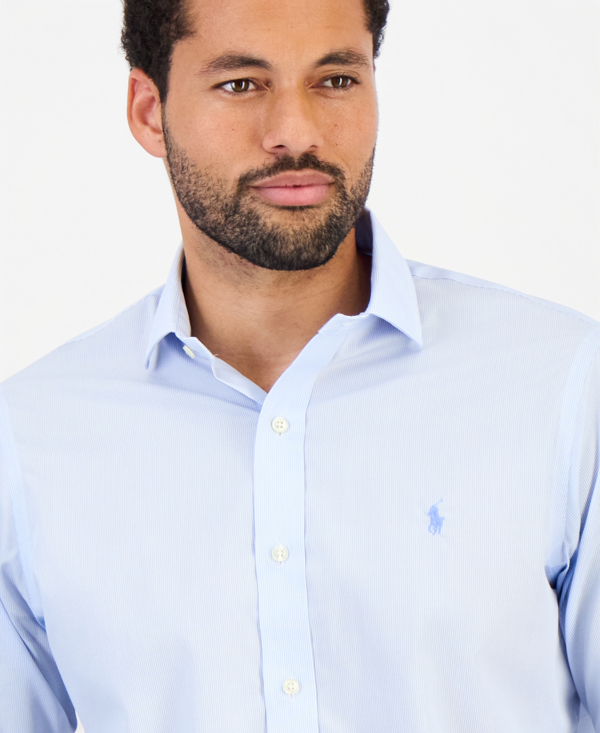 Polo Ralph Lauren Men's Classic-Fit Striped Poplin Shirt