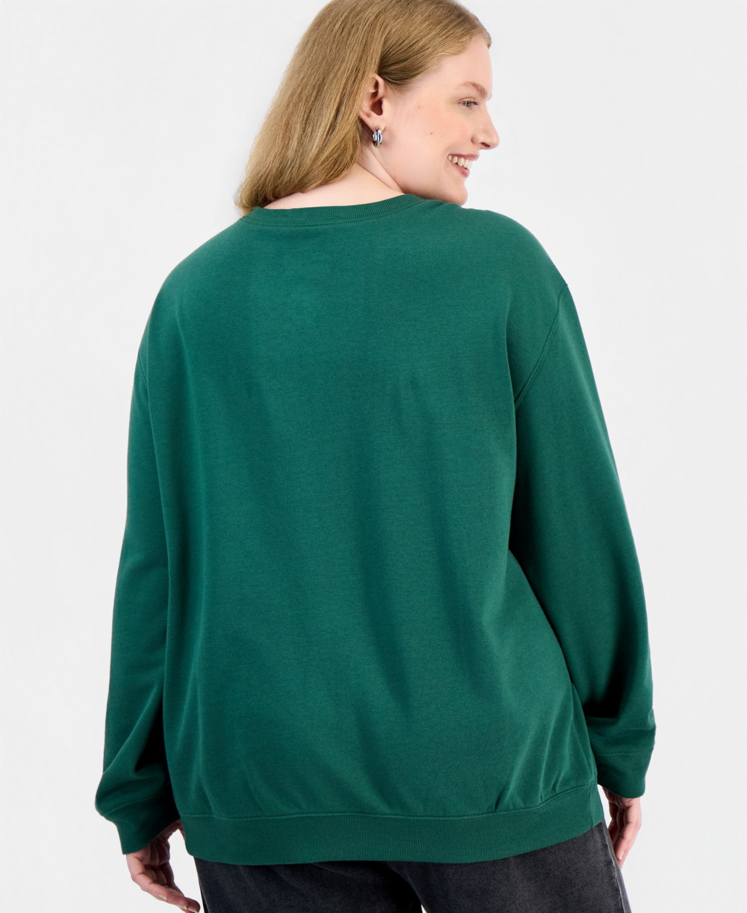 Plus Size Season of Joy Crew Fleece Graphic Sweatshirt