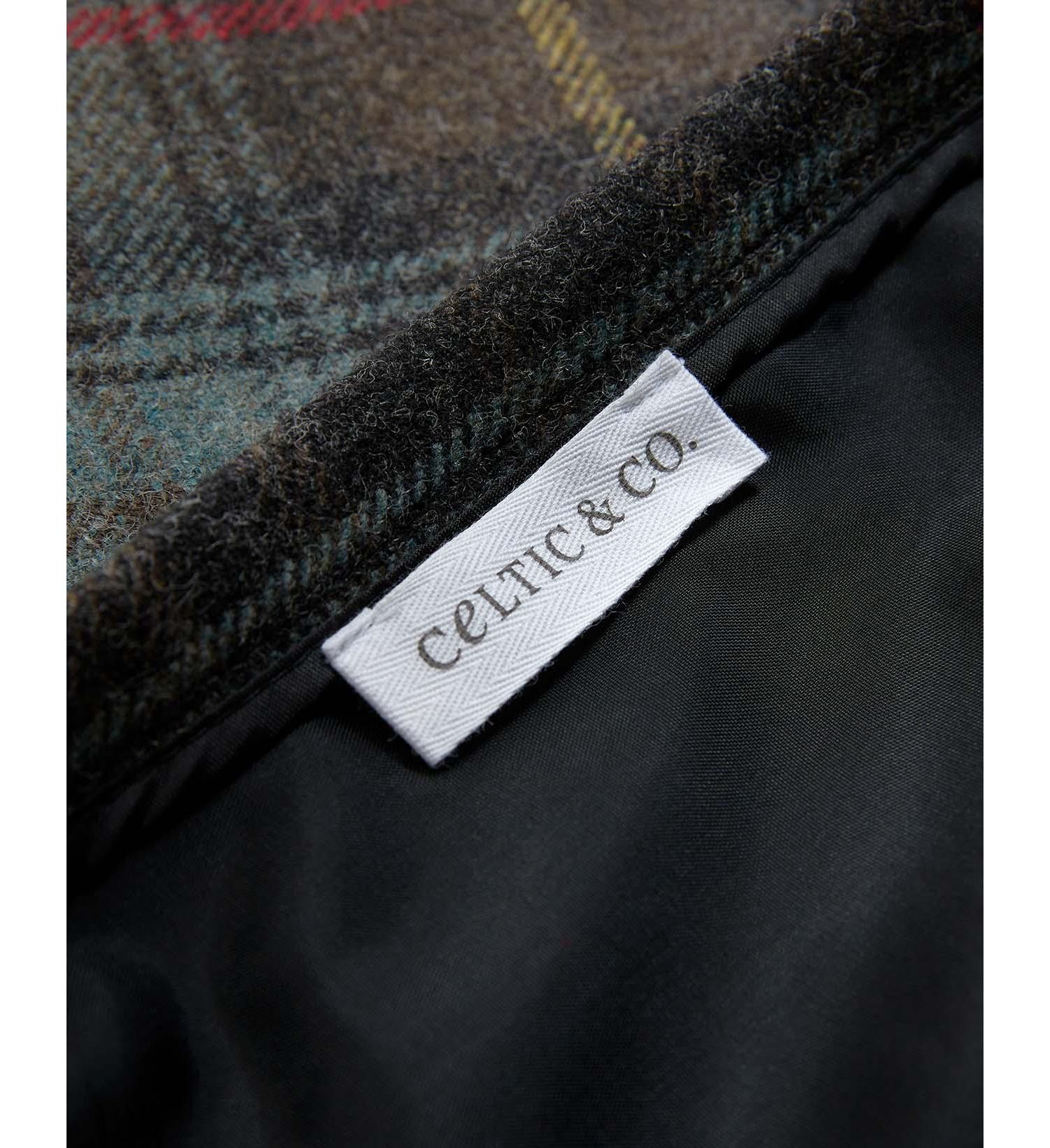 Women's The British Celt Kilt Plaid A-Line Wool Skirt