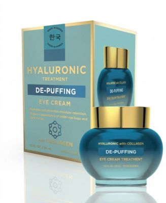 Hyaluronic De-Puffing Eye Cream - Korean Skincare Hydrating Eye Treatment