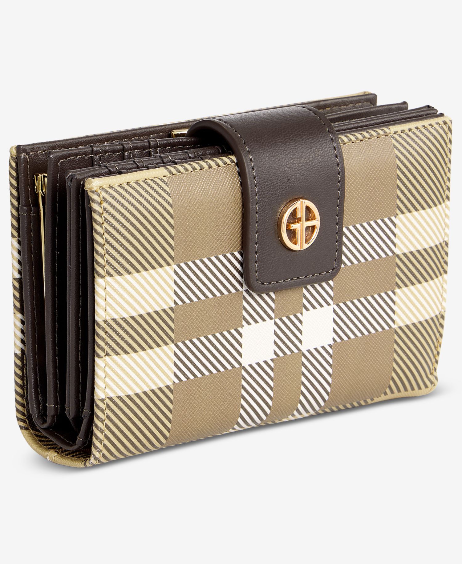 Fall Plaid Framed Indexer Wallet