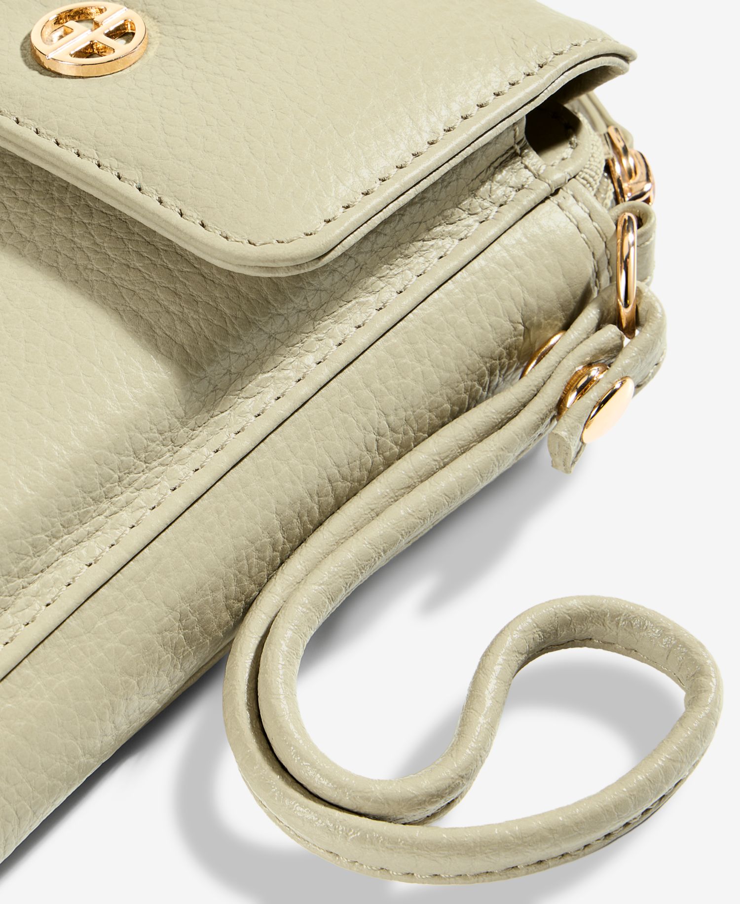 Softy Leather Tech Crossbody Wallet