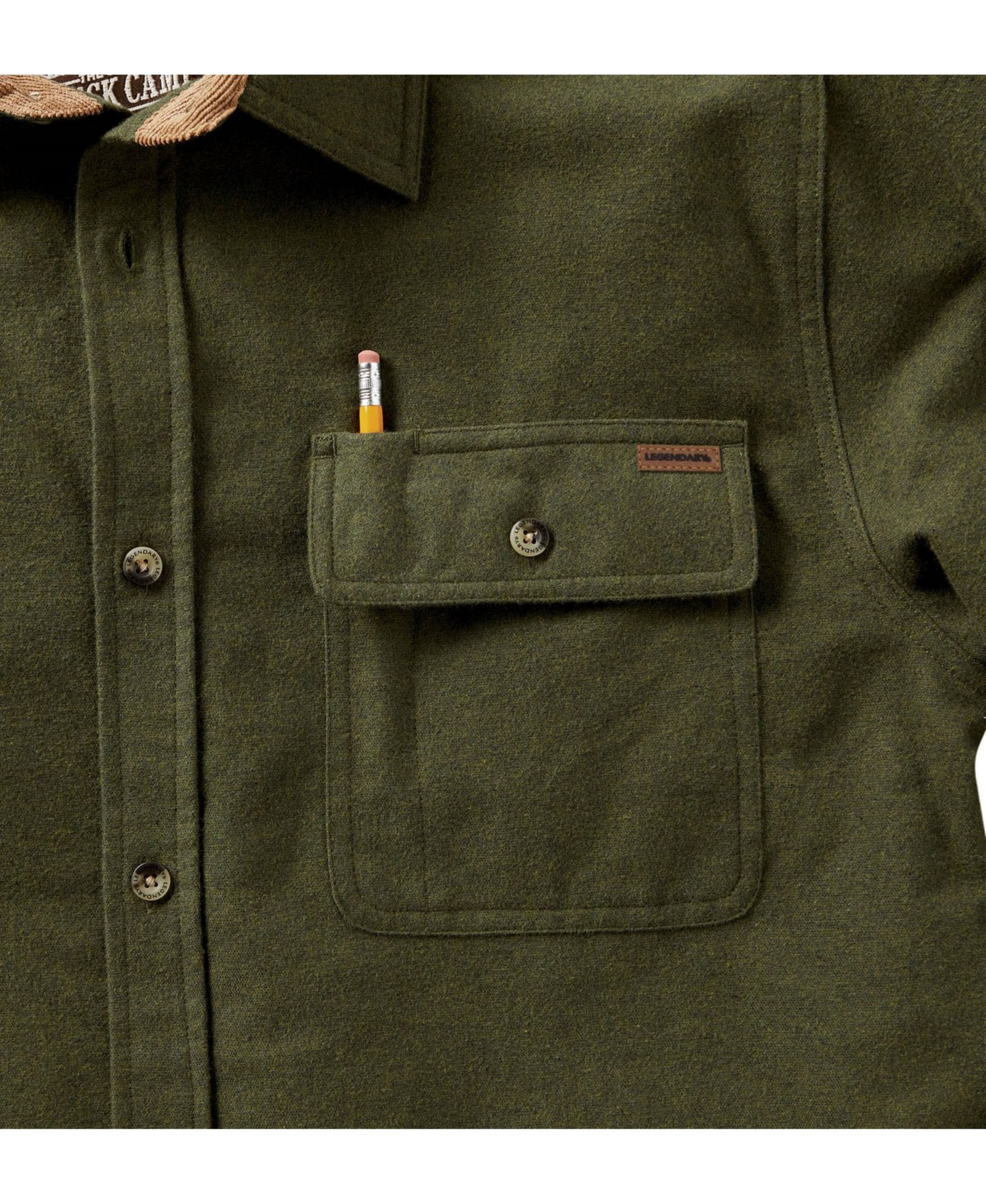 Big & Tall Buck Camp Long Sleeve Casual Fit Button Down Shirt