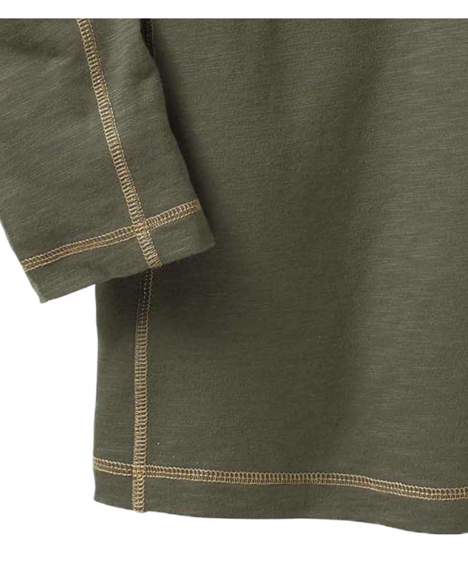 Mens Maverick Slub Henley Long Sleeve Shirt