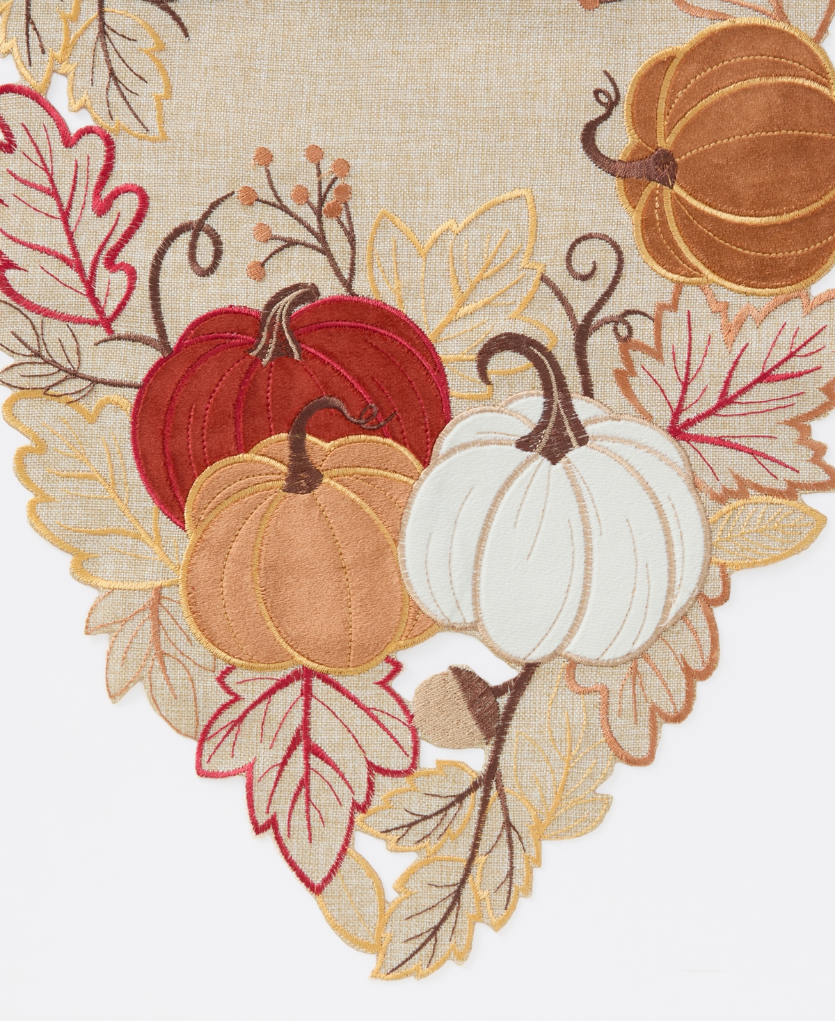 Elrene Pumpkin Picking Table Runner, 14" x 72"