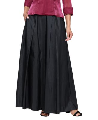 Women's Pleated Ballgown Maxi Skirt