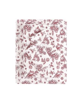 Holiday Printed Microfiber 4-Pc. Sheet Set, King