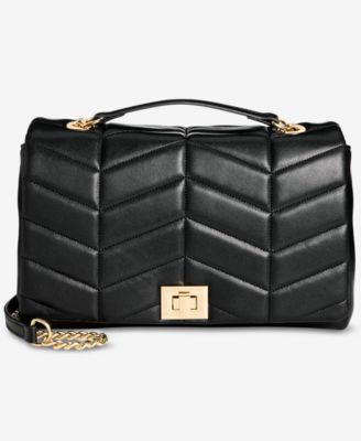 Soft Ajae Solid Quilted Shoulder Bag