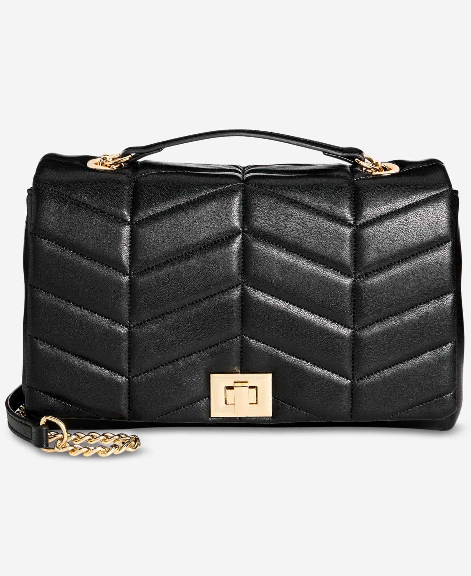 Soft Ajae Solid Quilted Shoulder Bag