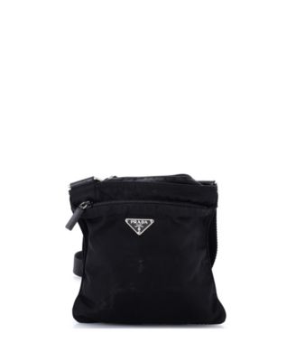 Small Flat Messenger Bag Tessuto