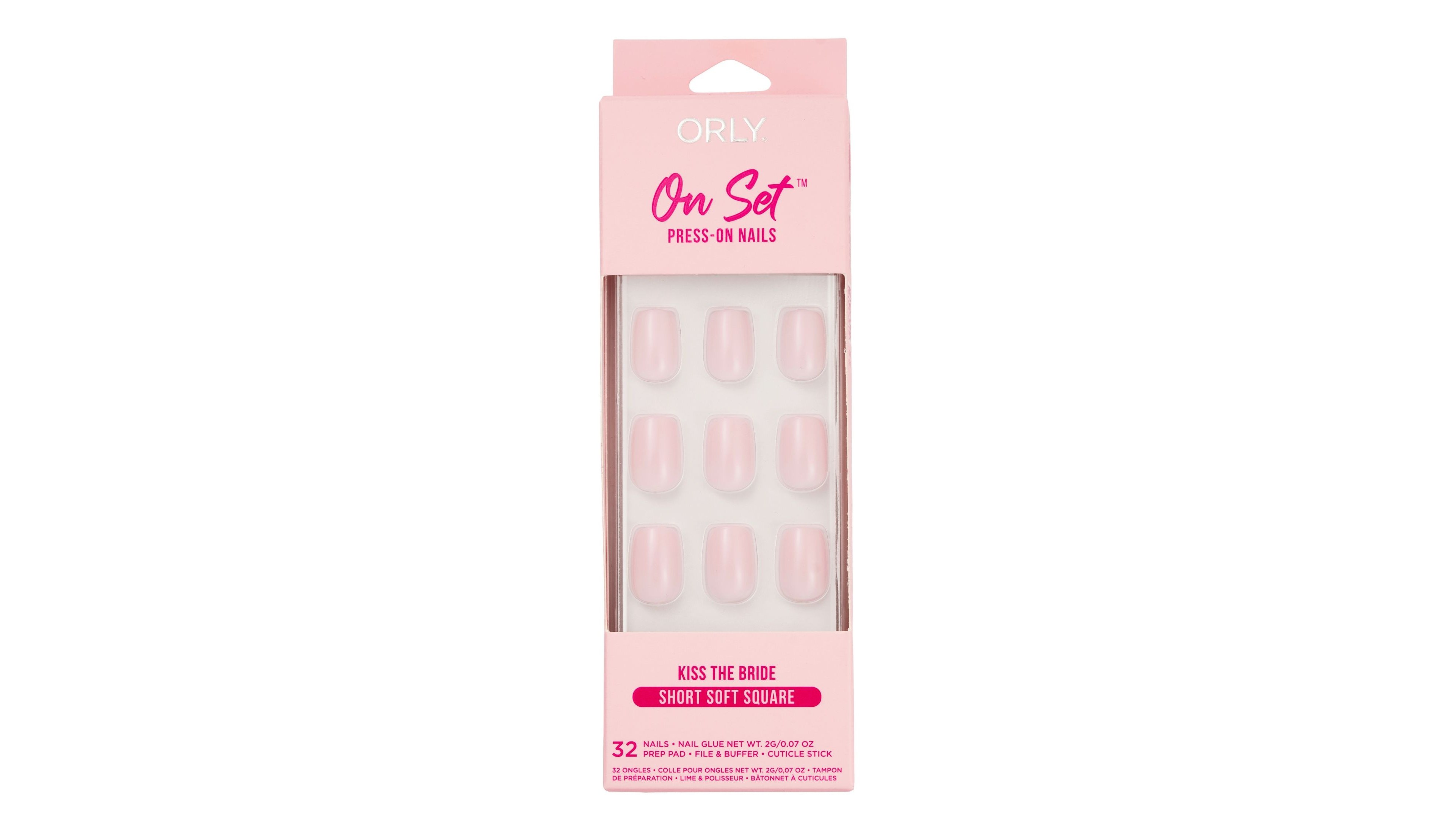 Orly Kiss The Bride "On Set" Press-Ons Nails