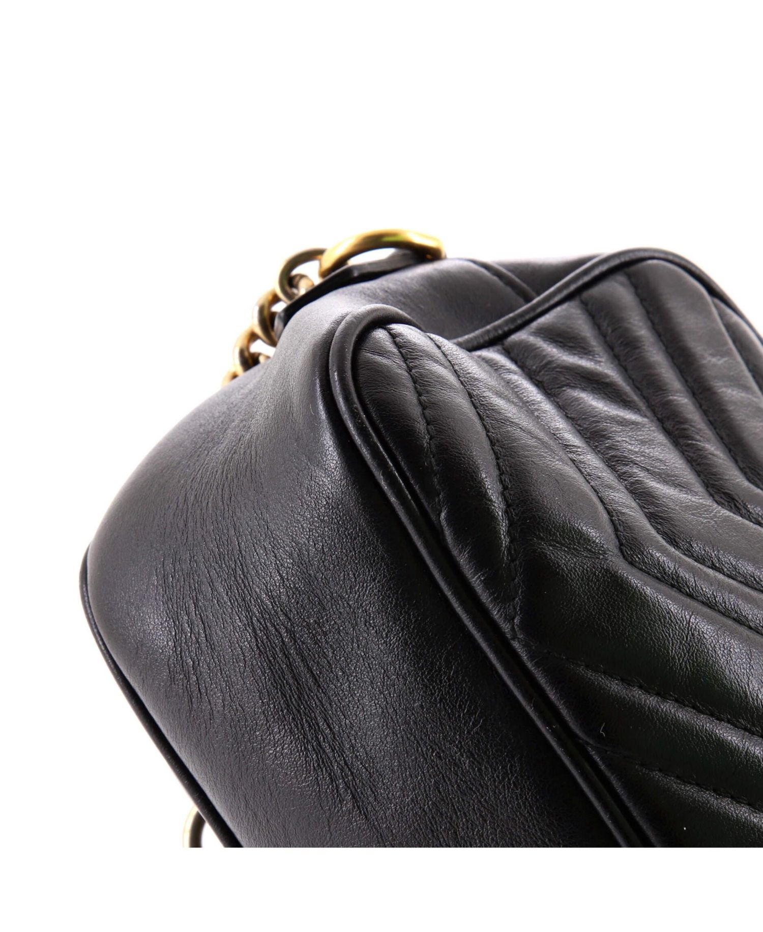 Small GG Marmont Shoulder Bag Matelasse Leather
