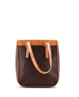Small Vintage Macadam Shopper Tote Coated Canvas