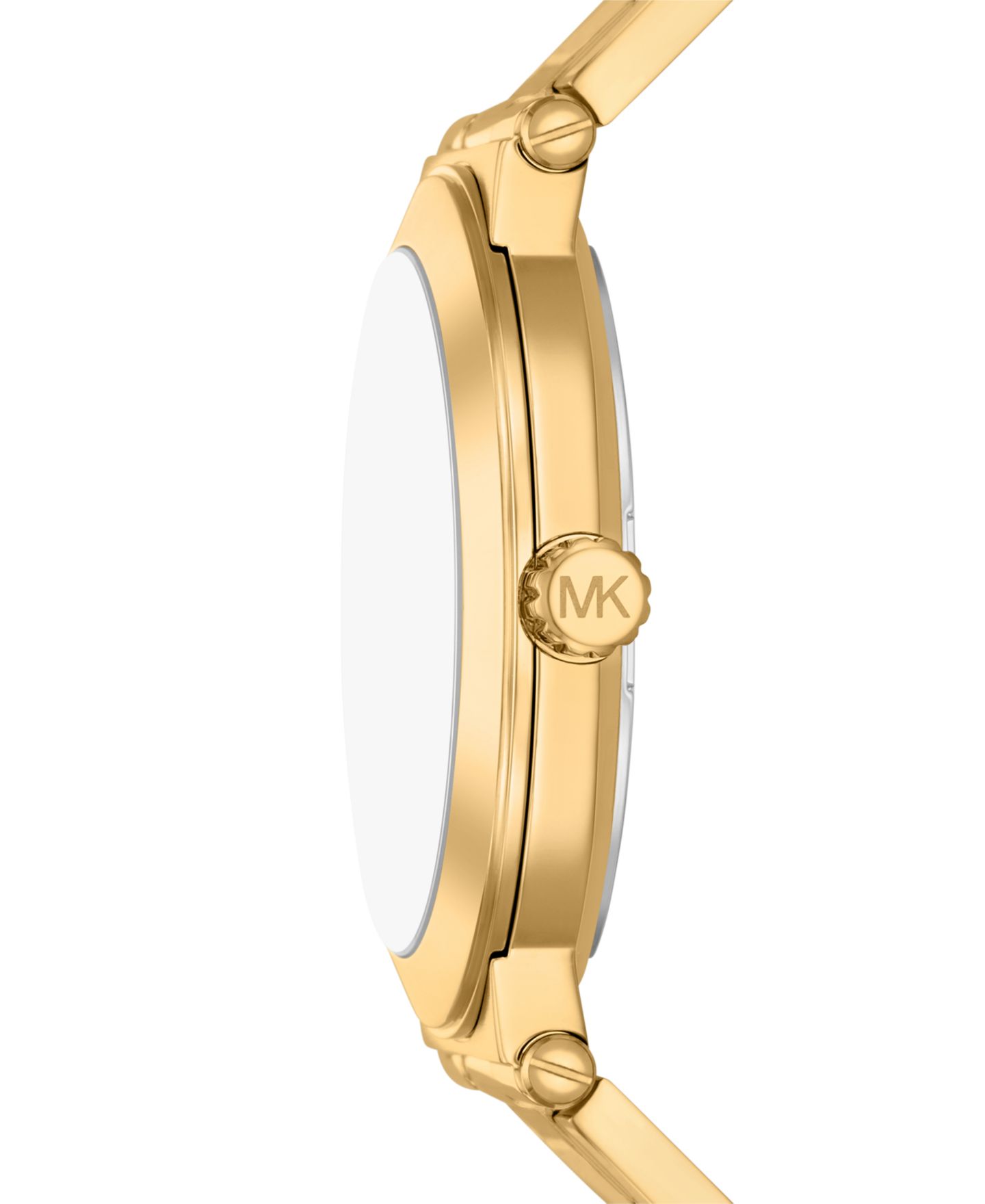 Мужские часы Michael Kors Billie, три стрелки, золотистая нержавеющая сталь, 44 мм — фото 3