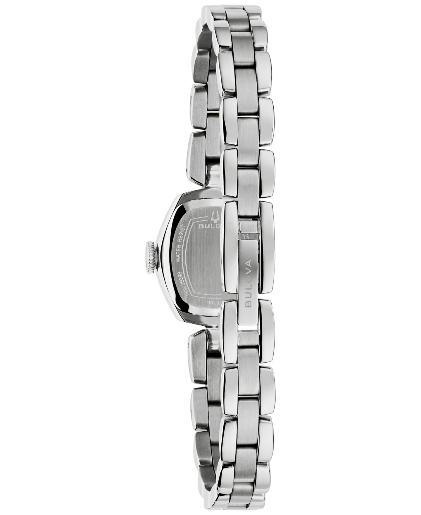 Женские часы Bulova Goddess of Time Jackie Silver-Tone Stainless Steel Bracelet Watch 18mm — фото 3