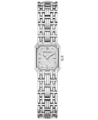 Women's Goddess of Time Sophia Silver-Tone Stainless Steel Bracelet Watch 16mm