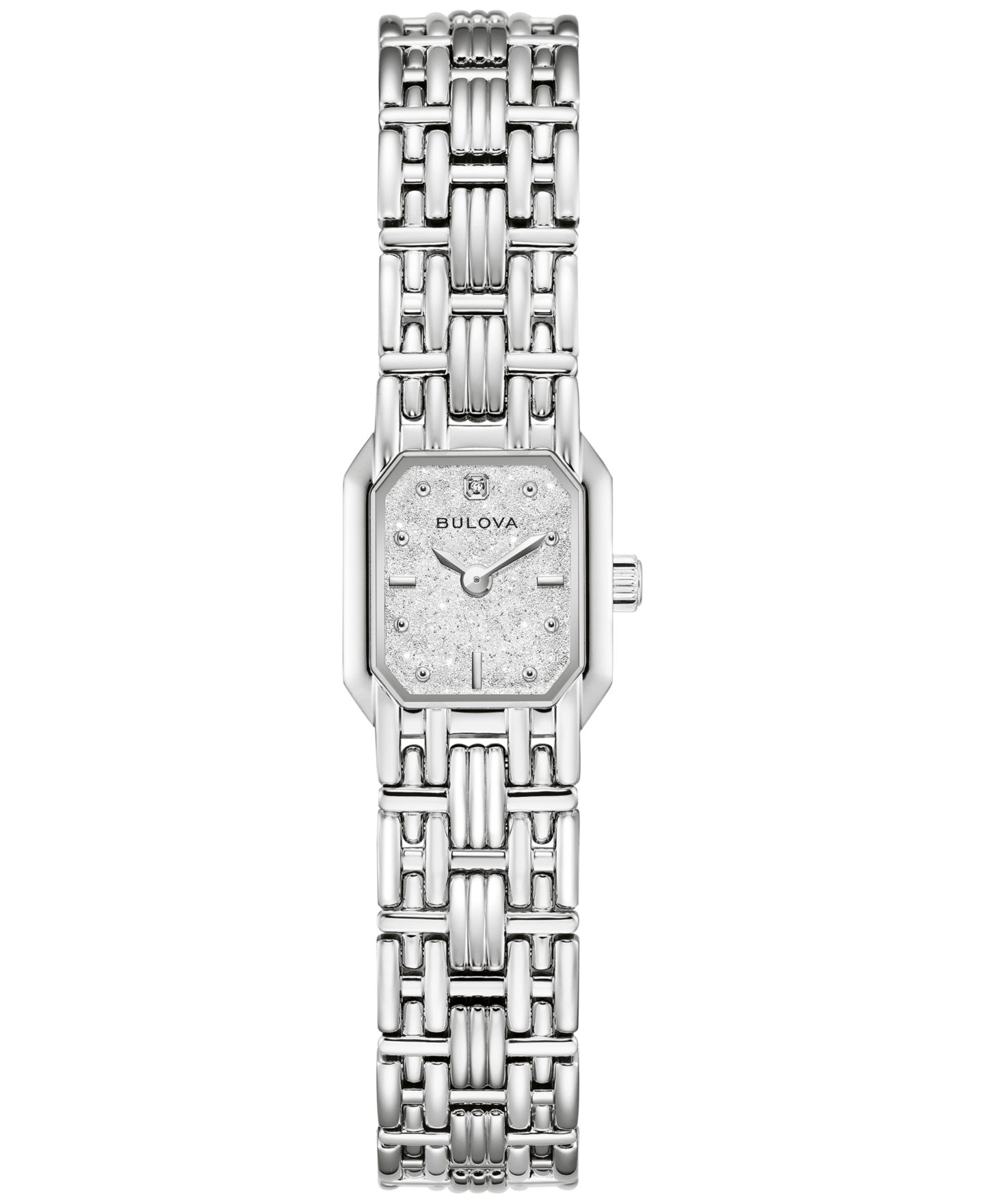 Женские часы Bulova Goddess of Time Sophia Silver-Tone Stainless Steel Bracelet Watch 16mm — фото 1