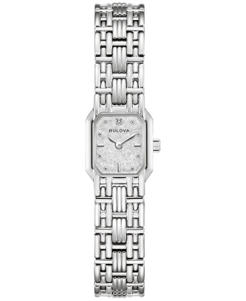 Женские часы Bulova Goddess of Time Sophia Silver-Tone Stainless Steel Bracelet Watch 16mm
