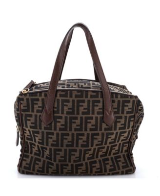Medium Double Zip Tote Zucca Canvas