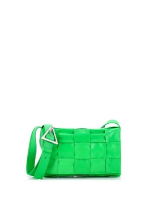 Cassette Crossbody Bag Maxi Intrecciato Leather