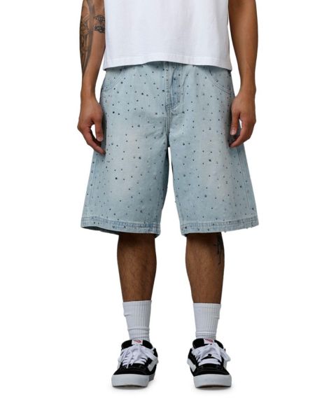 Мужские шорты SAINT MORTA Amplus Glamourama Jorts, цвет: Синий пыльный