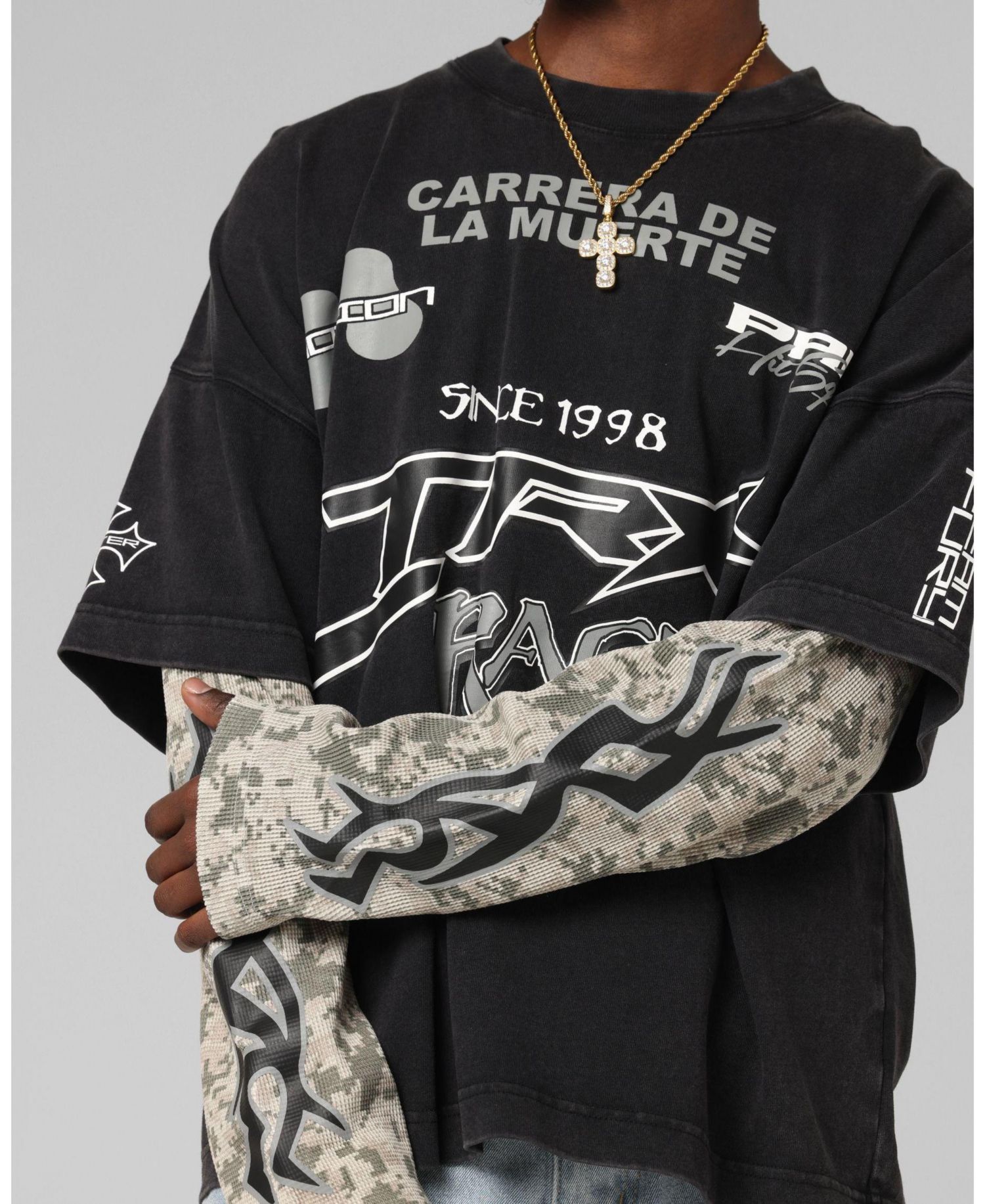 Men's Performance Layered Long Sleeve T-Shirt