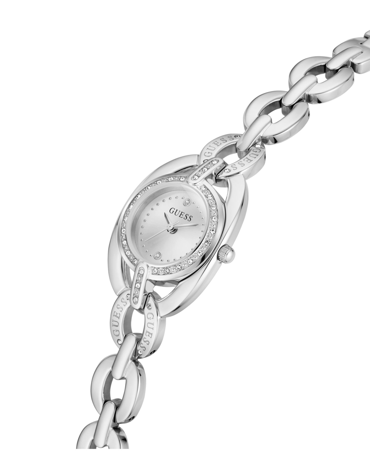 Women's Quartz Silver-Tone Stainless Steel Watch 26mm