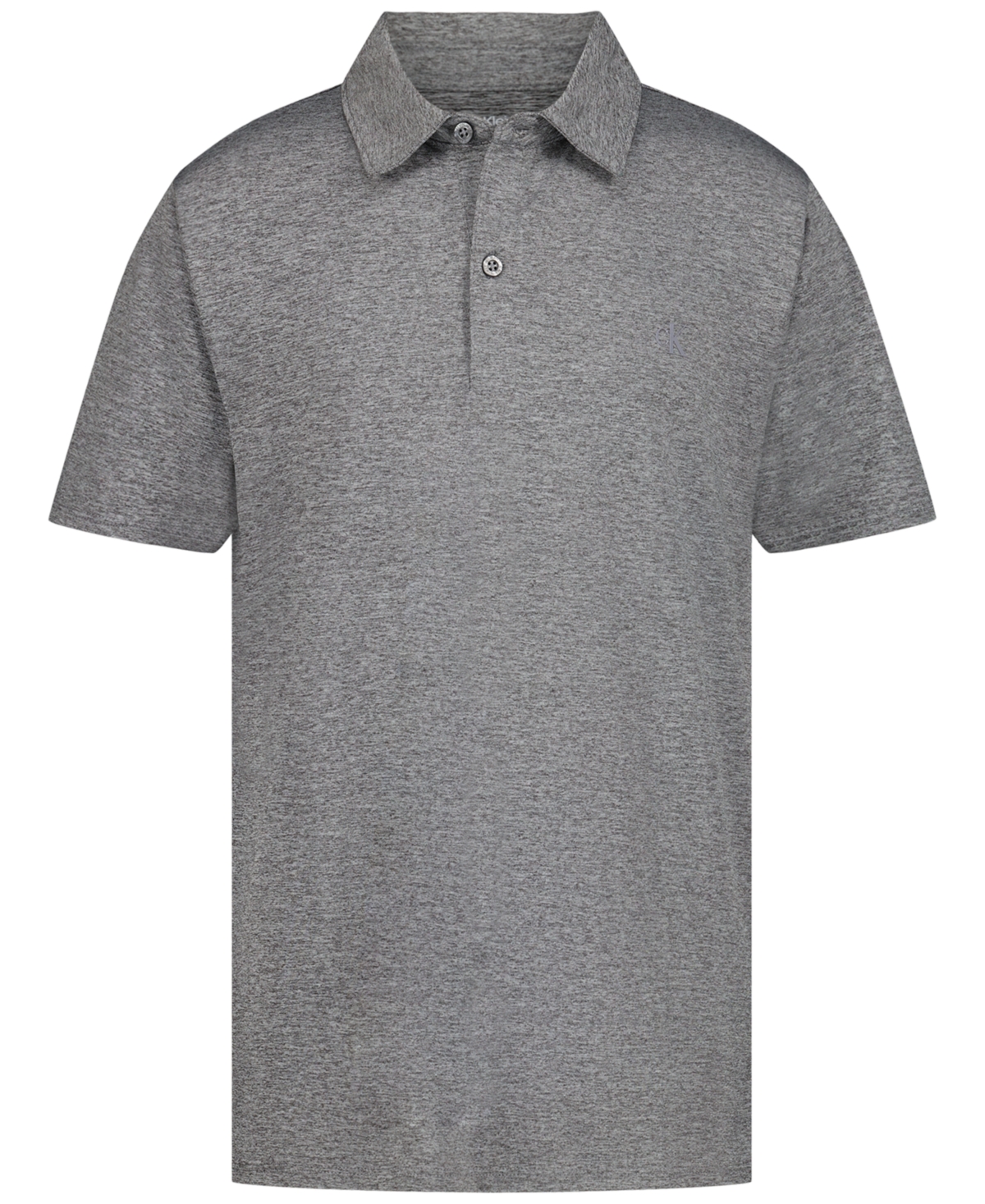 Calvin Klein Boys' 8-20 Short-Sleeve Polo Shirt - Gray