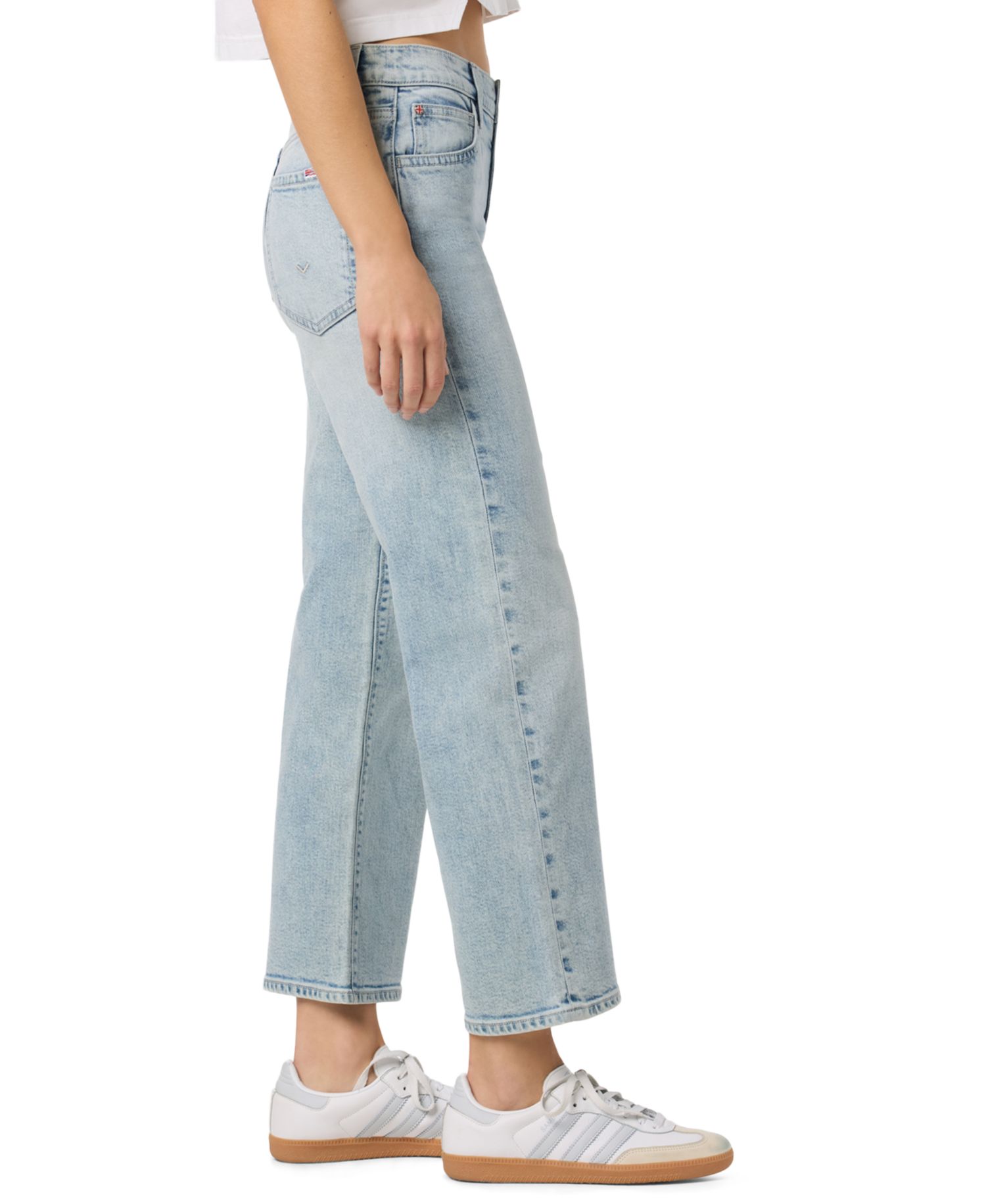 Women's Rosalie Wide-Leg High-Waisted Cropped Jeans