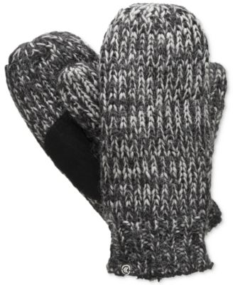 Isotoner Signature - Marled Stripe Knit Mittens