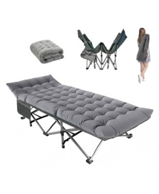 28'' Camping Rollaway Bed Adult Portable Folding Sleeping Bag