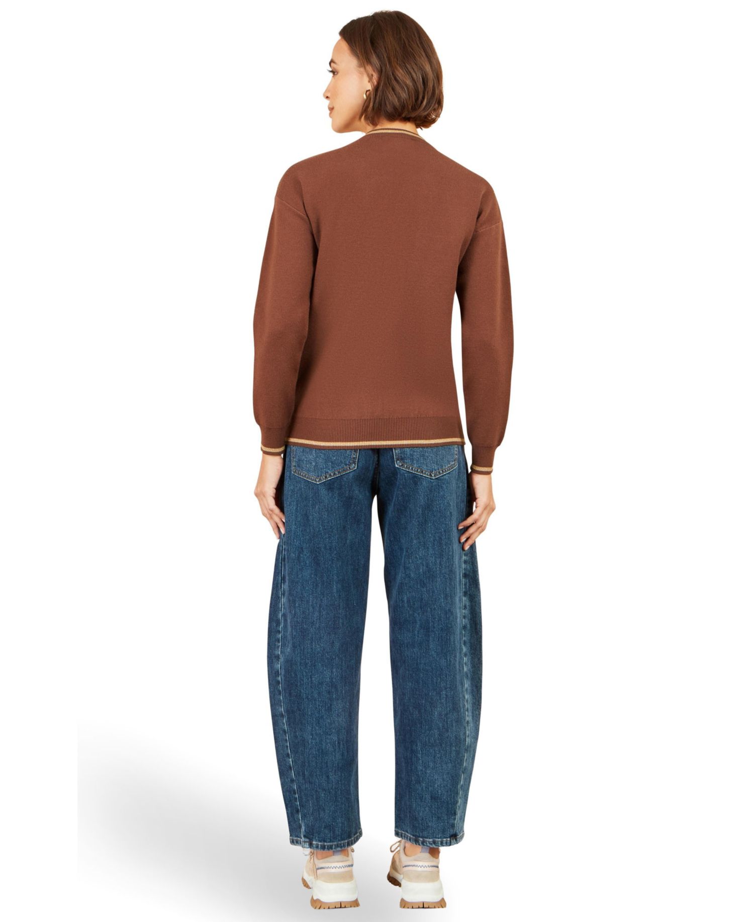 Women's Star Metallic Pullover Sweater