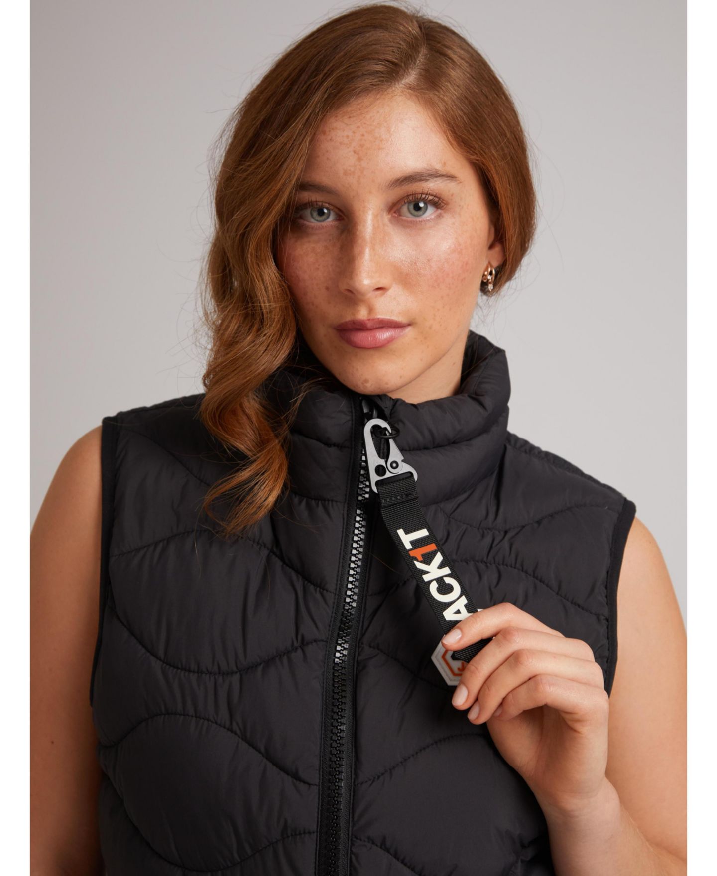 Женская куртка JACK1T High Neck Gilet, цвет: Чёрный — фото 8